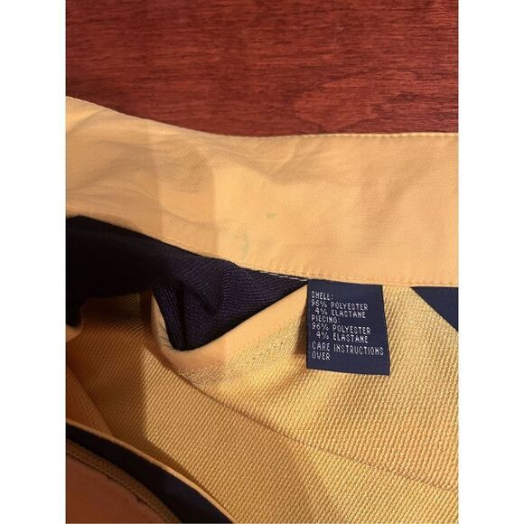 Vintage Polo Golf Vest Yellow Large - Picture 6 of 6